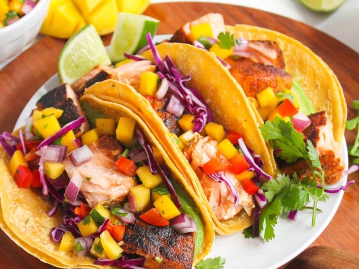 Salmon Tacos with Mango Corn Salsa: A Fresh, Flavorful Fiesta in Every Bite